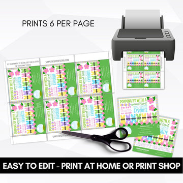 Easter pop by tags editable